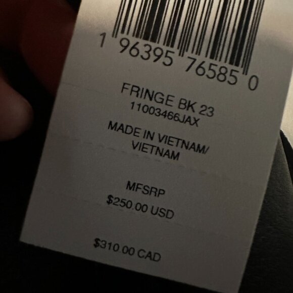 Coach Brooklyn Fringe small purse black silver - Picture 6 of 9